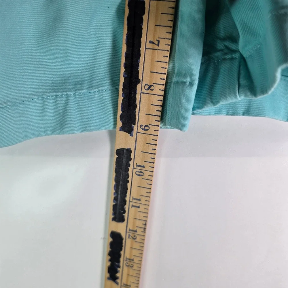 Vineyard Vines Mens Shorts 38 Aqua Mint Green Flat Front Chino 8 Inch Inseam